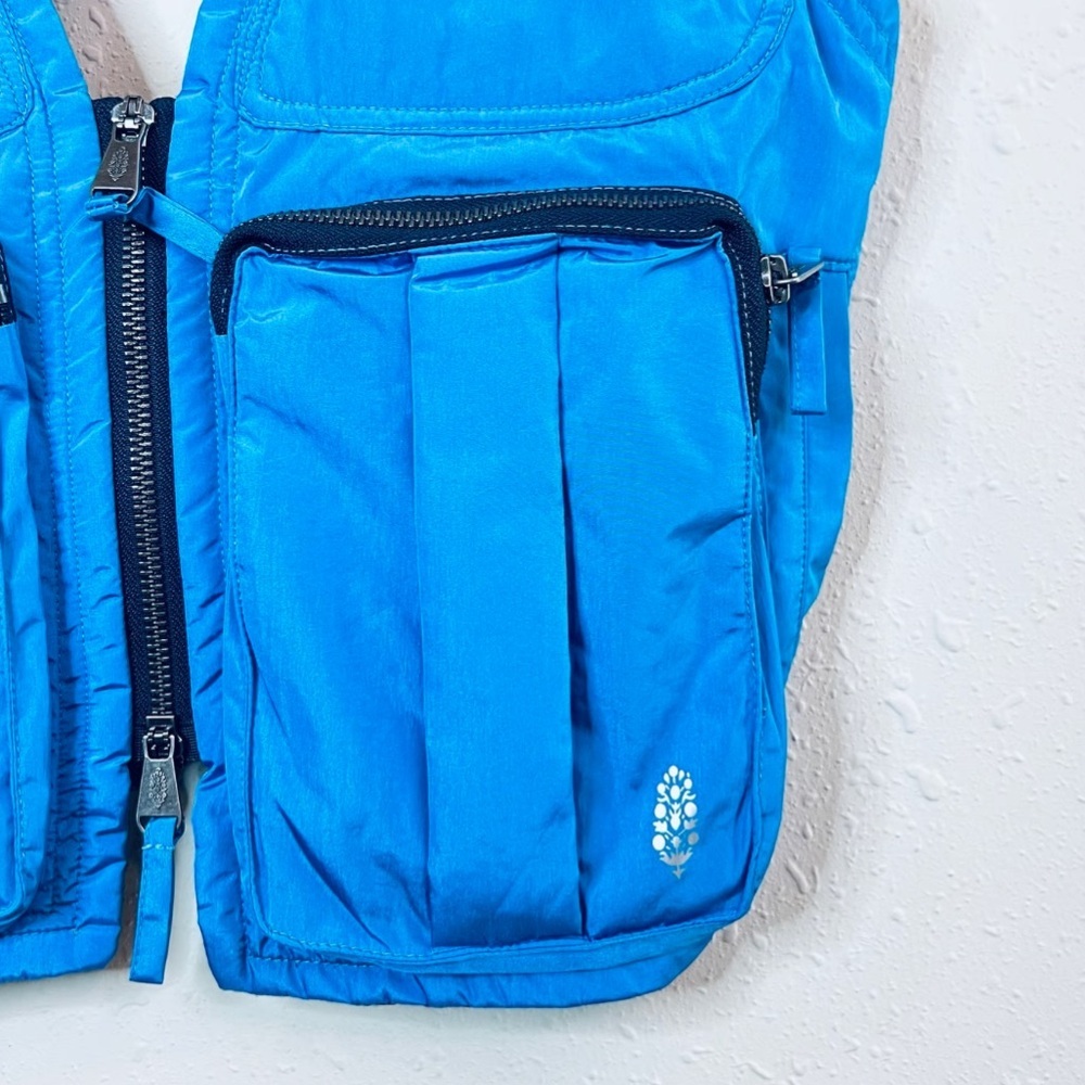 FP Movement by Free People - Outdoors Pursuit Utility Women's Blue Vest - O/S - Picture 9 of 11